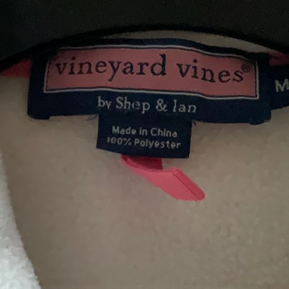 Vineyard Vines Ivory Fleece Vest - Picture 7 of 9